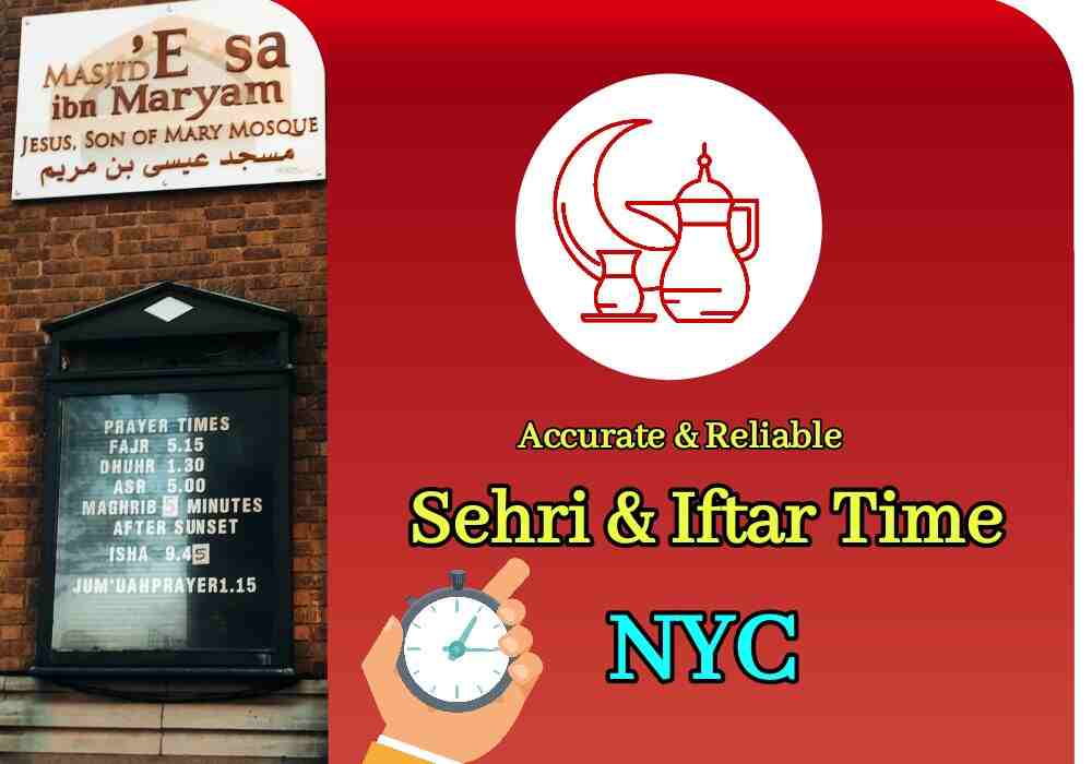 New York Iftar and Sehri Timing