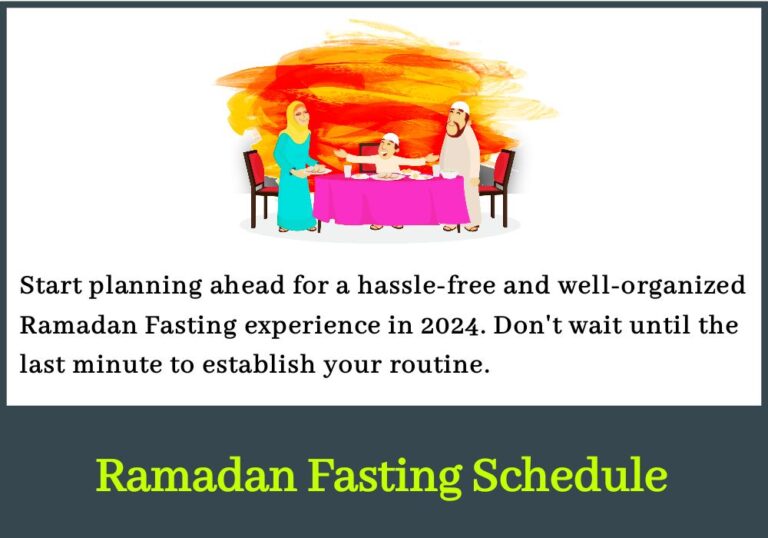 Ramadan Fasting Schedule 2024: United States