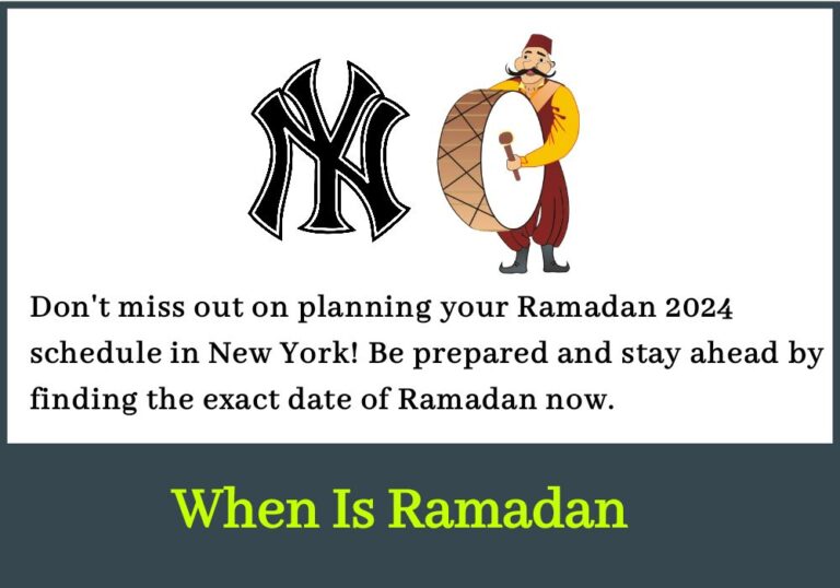 When Is Ramadan 2024 in New York?